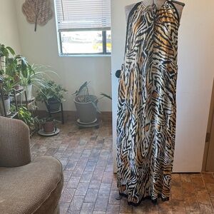 Animal Print Maxi Nightgown